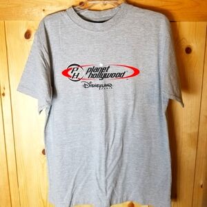 Vintage Planet 2000 Planet Hollywood Disneyland Paris Graphic T-shirt